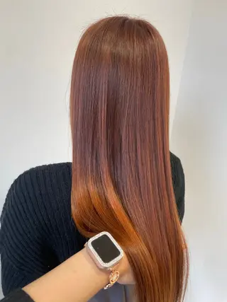 ロング カラー 🧸韓国/髪質改善 MOE🇰🇷🧸のヘアスタイル