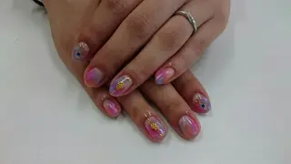 ミディアム ネイル nail salon Blancのネイルデザイン