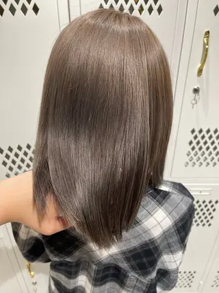 ミディアム カラー 🩵ボブ/レイヤー /髪質改善🩵のヘアスタイル