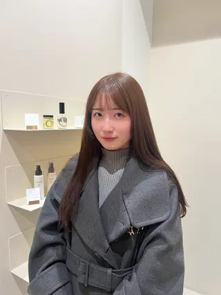 ロング カラー 加藤 祐斗のヘアスタイル