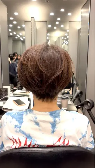 ショート HARUKI  MINATO Japan広島紙屋町店所属・hmj紙屋町店 脊戸智志のヘアスタイル