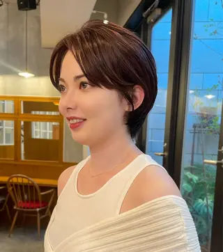 ショート tete nico所属・似合わせ/ヘアカラー nanami🌸のヘアスタイル