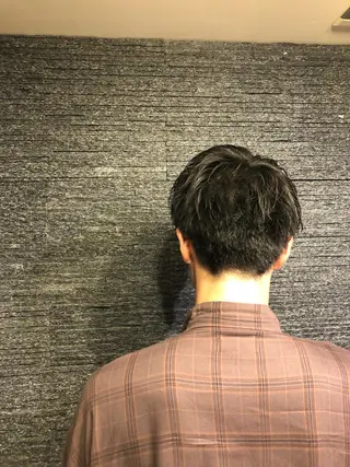 ミディアム メンズ ヒロ銀座所属・牧 颯斗のヘアスタイル
