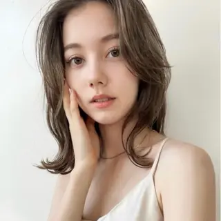 ミディアム 美髪矯正 大塩幸輝のヘアスタイル