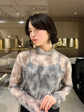 ショート 🌟透明感カラー🌟 恵比寿/sayuのヘアスタイル