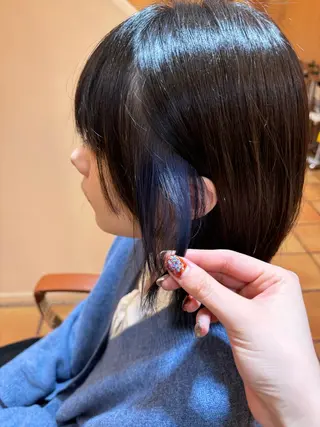 ミディアム モリオフロムロンドン原宿本店所属・ショート/ボブ/ハイ トーン/Nanahaのヘアスタイル