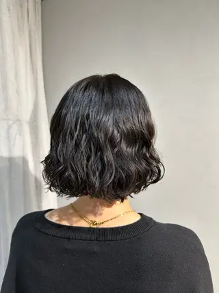 ショート パーマ ボブカット/パーマ/ 齋藤大貴のヘアスタイル