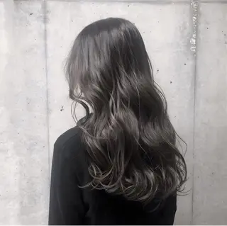 ロング カラー 韓国レイヤーカット要 暗透カラー📓吉祥寺のヘアスタイル