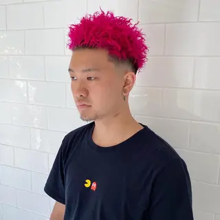 ショート カラー パーマ ヘアアレンジ メンズ キッズ ネイル マツエク・マツパ 中元 淳のヘアスタイル