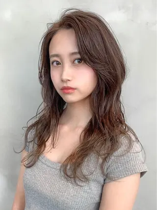 ロング カラー リピート率No.1✨ ユウキのヘアスタイル