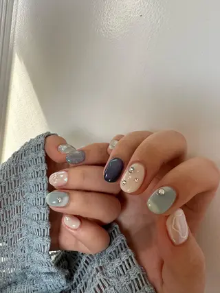 ネイル private nail salon &sumika所属・三輪 絢香のネイルデザイン