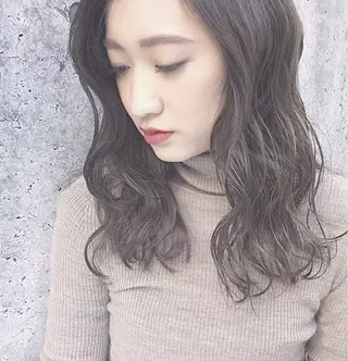 セミロング あかり🌷ナチュラル 、透明感カラーのヘアスタイル