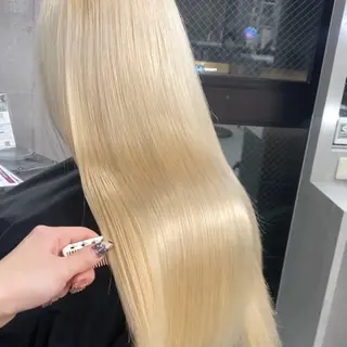 ロング ハイトーン×エクステ 💞くるみのヘアスタイル