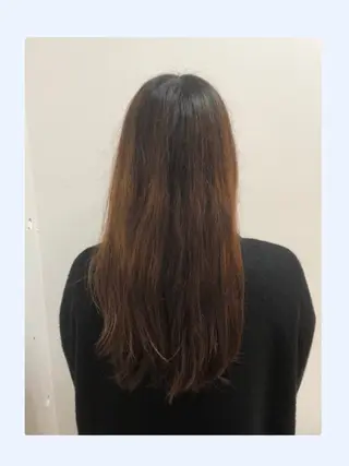 ロング 【白髪ぼかし】 愛甲竜佑のヘアスタイル