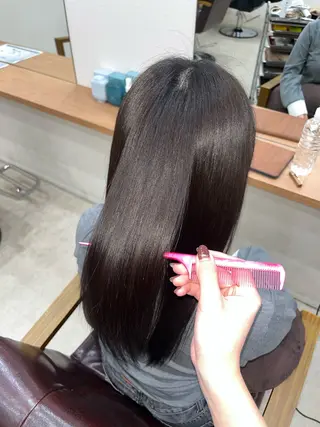 ロング 永井 夢彩のヘアスタイル