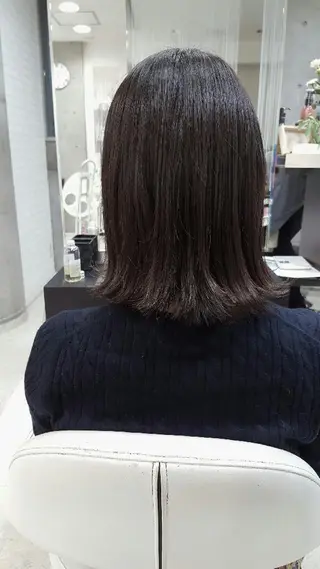 ミディアム brace 立花のヘアスタイル