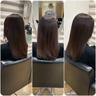 ロング カラー カラーダメージが艶々 『ケア特化店』KONのヘアスタイル