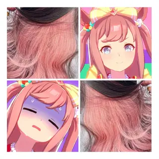 ミディアム カラー GARU-ガル-所属・TSUNO🦖 派手髪/オタク美容師のヘアスタイル