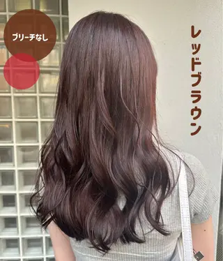 カラー 🍊暖色/ボブヘア chihiro🌼ོのヘアスタイル