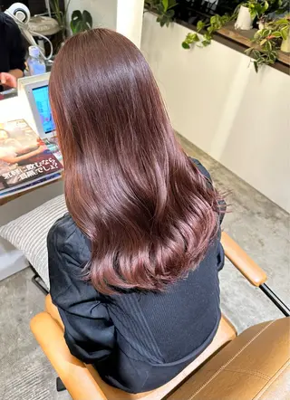 ロング 銀座/ハイトーン ミツイハルトのヘアスタイル