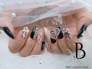 ロング brilliant nail💎あやのネイルデザイン