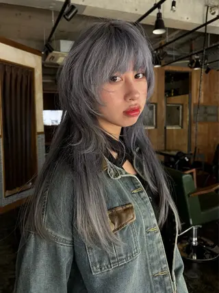 ロング 心斎橋ハイトーン/ カノンのヘアスタイル