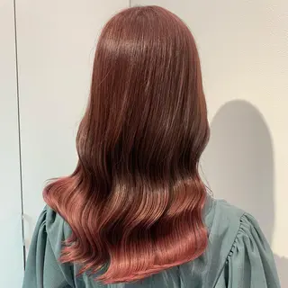 ミディアム カラー ヘアアレンジ 💕上野美容師☁ ブリーチ💖サワのヘアスタイル