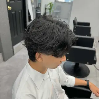 ショート パーマ 【曲がる縮毛矯正】 モデル募集🙋カツヤのヘアスタイル