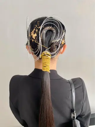 ロング 顔周りカット/透明感 カラー✂️MEIのヘアスタイル