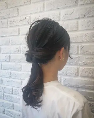 セミロング 似合わせ大得意美容師 .Haruka.のヘアスタイル