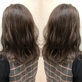 ミディアム カラー ♡美髪•艶髪♡砂川 なつきのヘアスタイル