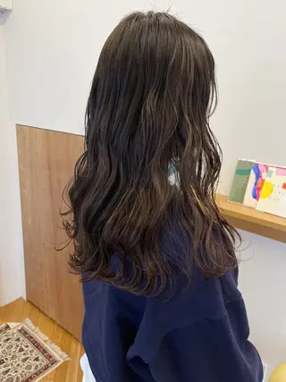 セミロング 西山 紗耶香🪽 透明感カラー/ボブのヘアスタイル