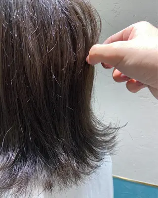 ミディアム カラー 似合わせボブ💓/ 美髪縮毛✨豊嶋龍佑のヘアスタイル