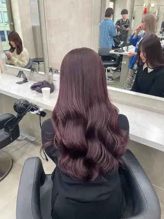 ロング カラー 🎀暖色/ラベンダー /paru🤍のヘアスタイル