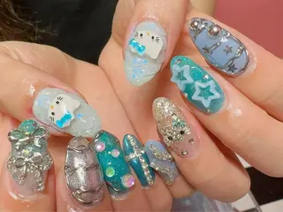 ネイル Nail Atelier IamI所属・アイアムアイ 大村磨衣のネイルデザイン