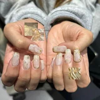 ショート 小川 柚香のネイルデザイン