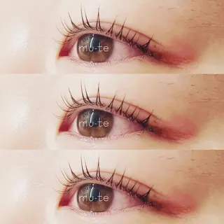 マツエク・マツパ eyelash salon mu-te所属・C hihoのマツエク・マツパデザイン