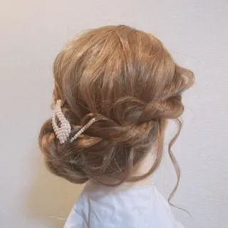 ミディアム ヘアアレンジ an池袋本店所属・🌷吉野ひかり🌷 カットモデル募集✂️のヘアスタイル