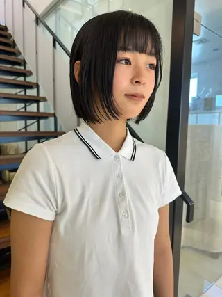 ミディアム 水町 幸基のヘアスタイル