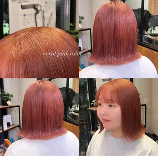 ミディアム カラー yuuri🎀/大宮 /韓国ヘア/レイヤーのヘアスタイル