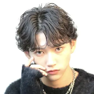 メンズ 札幌メンズヘア⚡️ パーマ職人のヘアスタイル