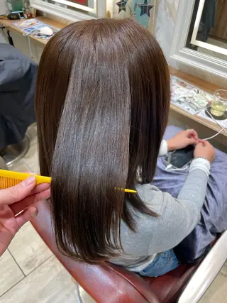 ミディアム カラー ブリーチ超特化美容師 ☯️ルカ✡️💫のヘアスタイル