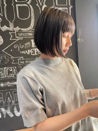 ショート カラー メンズヘア/レイヤー /ボブ山内春輝のヘアスタイル