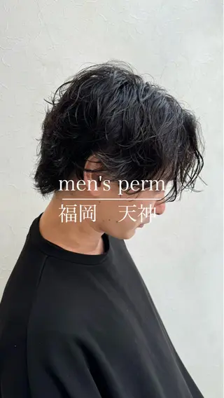 ショート パーマ メンズ メンズ指名多数!! SiLO 田島のヘアスタイル