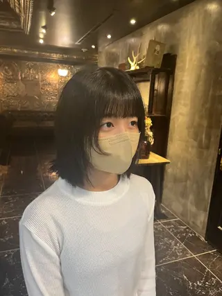 ミディアム カラー HAIR MAKE miel所属・🫧透明感カラー🫧 SHINSEIのヘアスタイル