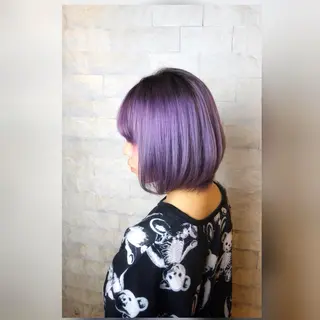 ショート カラー 圧倒的美髪ストレート ツダケイタロウのヘアスタイル