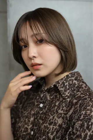 ミディアム 清水 真之介のヘアスタイル
