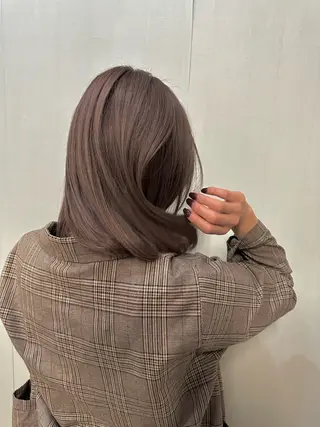 カラー 本町/新町/心斎橋 透明感カラーSANCのヘアスタイル