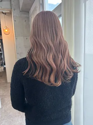 ロング カラー lani hair salon所属・SHOTO ハイトー ン/デザインカラーのヘアスタイル