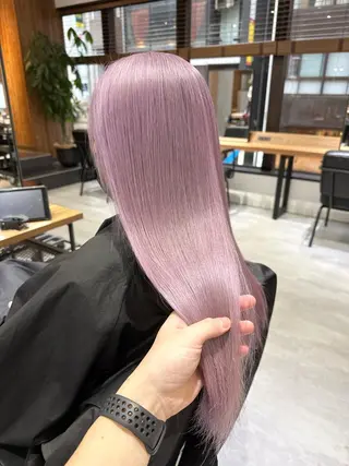 ロング カラー KEISUKE/ ブリーチ🧡エクステのヘアスタイル